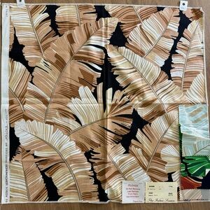 Vintage Schumacher exotica sample palm leaves